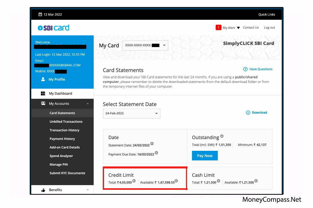 check-increase-sbi-credit-card-limit-money-compass